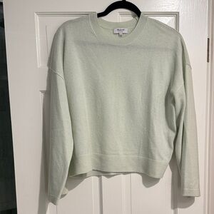 Madewell Soft Mint Crew Neck Sweater